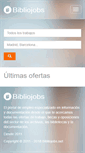 Mobile Screenshot of bibliojobs.net
